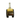 Rainbow D3 Gold and Brown Twin Wheel Caster