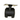 Rainbow D4 - E2 Twin Wheel Black Caster