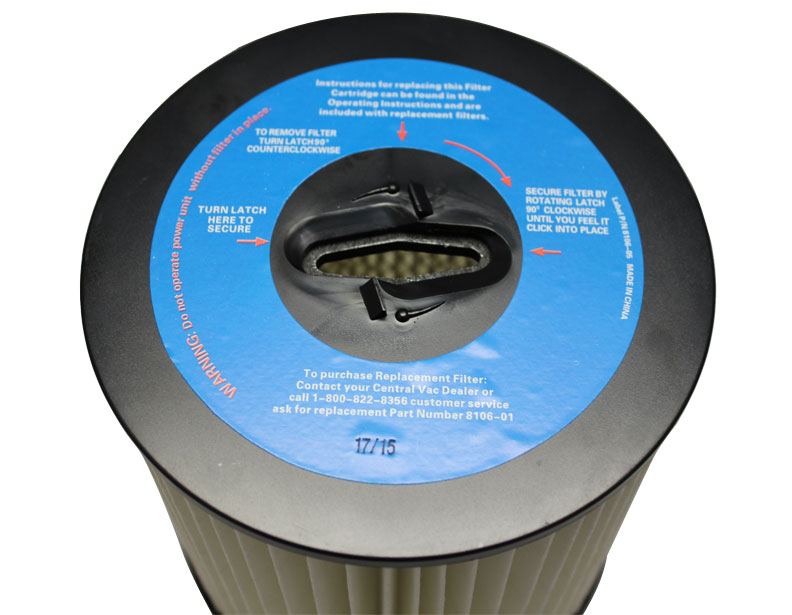 7 Inch Filter Royal 7 inch Pleated Generic Cartridge Filter | eVacuumStore