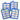 Electrolux Generic H12 Blue Washable HEPA Filter - 4 Pack