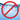 Red prohibition sign over water with bubbles