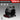 Shop-Vac Bear Cat 35-inch industrial fan shown on a textured gray background with specifications icons and Shop-Vac branding. The fan is black with red accent lines on the front grille.
